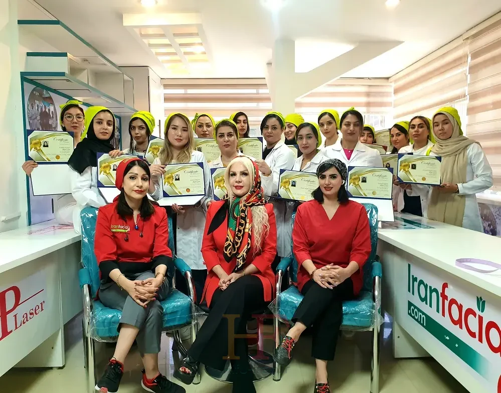 مدرک پایان دوره فیشیال شیراز